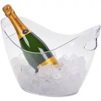 Koop Champagne/dranken koeler transparant 35 cm - IJsemmers