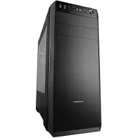 Modecom OBERON Pro Glass Tour midi ATX zonder voeding zwart USB-Audio