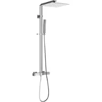 Blaufoss Square 300 regendoucheset chroom
