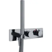 Blaufoss Dreambox Round inbouw douchekraan thermostaat chroom met handdouche