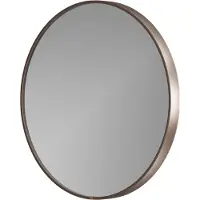 Balmani Secret rond badkamerspiegel Brushed RoseGold Ø 60 cm met spiegelverlichting en anti-damp
