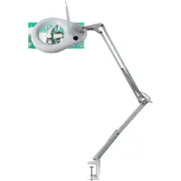Unilux LED loeplamp ZOOM, 175 % vergroting, 6 W LED, dubbele scharnierarm, wit