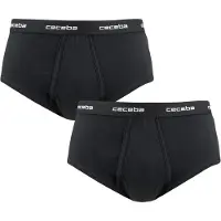 Ceceba New Classics Herenslip met gulp - 2-pack - Zwart