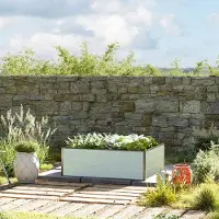 GFP 119 x 99 x 39 cm Moestuinbak, Aluminium (geanodiseerd)