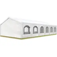TOOLPORT Partytent 6x12 m, PE 450, wit