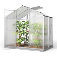 GFP 192 x 131 cm Tuinkas, incl. Actieset - XL, 6 mm kanaalplaten