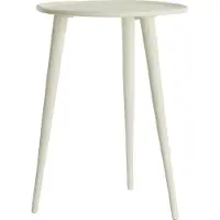 Light & Living Ronde Bijzettafel Babina - 36cm - Crème
