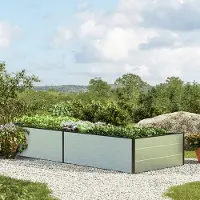 GFP 235 x 99 x 39 cm Moestuinbak, Aluminium (geanodiseerd)