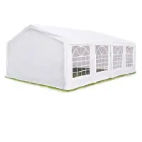 TOOLPORT Partytent 5x8 m, PE 450, wit