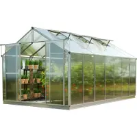 GFP 225 x 449 cm Tuinkas, incl. Actieset - XL, 8 mm kanaalplaten
