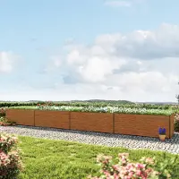 GFP 771 x 150 x 77 cm Moestuinbak, Laklaag met houtoptiek