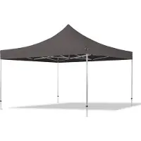 TOOLPORT 4x4 m Easy up partytent PROFESSIONAL alu 40mm, crème