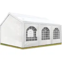 TOOLPORT Partytent 3x6 m, PE 450, wit