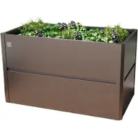 PRIMEYARD 150 x 85 x 77 cm Moestuinbak, staal, antraciet metallic