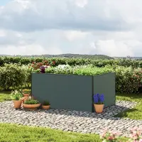 GFP 150 x 119 x 77 cm Moestuinbak Standard Christina, Antraciet