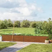 GFP 297 x 99 x 39 cm Moestuinbak, Laklaag met houtoptiek