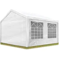 TOOLPORT Partytent 3x3 m, PE 350, wit