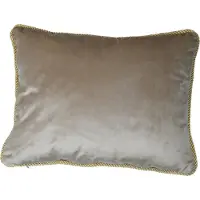 Mars & More half kussen fluweel goud champagne 35x45cm