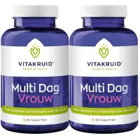 Vitakruid 2x Multi Dag Vrouw 90 Tabletten