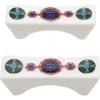 Iittala Taika Sato houder voor eetstokjes 2-pack Wit-multi