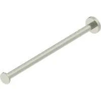 Regn 1-lids Telescopische Handdoekhouder 38cm - Geborsteld Nikkel PVD - Messing - Accessoires, Handdoekhouders, Handdoekstangen - 8720297699115
