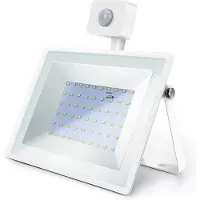 Aigostar LED buitenlamp wit | 50W=450W LED schijnwerper | IR sensor | daglichtwit 6400K | waterdicht IP65