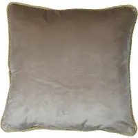 Mars & More kussen fluweel goud champagne 45x45cm