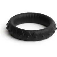 Sport Fucker - Trailblazer Cockring - Liquid Siliconen - Zwart