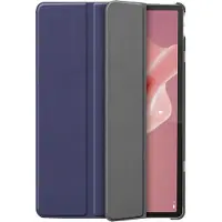 Just in Case Smart Tri-Fold Lenovo Tab P12 Book Case Blauw
