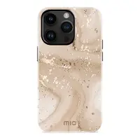 Mobilize MIO MagSafe iPhone 14 Pro Hoesje Goud Marble