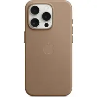 Apple iPhone 15 Pro FineWoven Back Cover met MagSafe Taupe