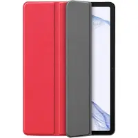 Just in Case Smart Tri-fold met Penhouder Samsung Galaxy Tab S8 / S7 Book Case Rood