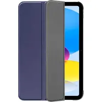 Just in Case Smart Tri-Fold Apple iPad (2022) Book Case Blauw