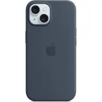 Apple iPhone 15 Back Cover met MagSafe Stormblauw