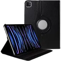 Just in Case Rotating 360 Case tablethoes voor Apple iPad Pro 11 2022/2021/2020 - Zwart