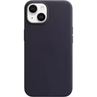 Apple iPhone 14 Plus Back Cover met MagSafe Leer Inkt