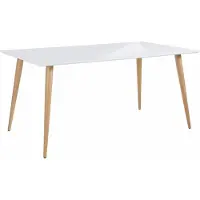DOMUS Aspen-Eettafel - Wit Hoogglans