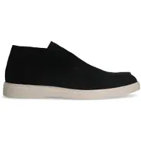 Manfield Zwarte suède boots | Maat 41