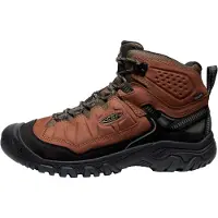 Keen - Targhee IV Mid WP Wide - Wandelschoenen 41, zwart/bruin