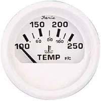 Faria Dress Water Temperature Gauge Wit