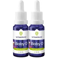 Vitakruid 2x Baby Vitamine D 10 ml