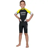 Mares Thermo Guard 0.5 Mm Junior Short Sleeve Shorty Zwart S Kinderen