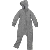 Disana - Kid's Zipp-Overall - Overall 74/80, grijs