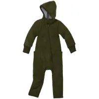 Disana - Kid's Zipp-Overall - Overall 98/104, olijfgroen