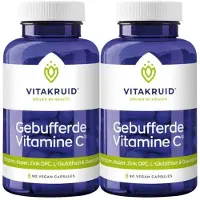 Vitakruid 2x Gebufferde Vitamine C 90 vegacapsules