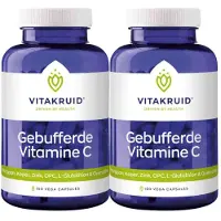 Vitakruid 2x Gebufferde Vitamine C 180 Vegacapsules