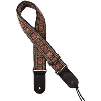 Gaucho Gitaarband - GST-181-RG - Traditional Series - Jacquard weefsel - Rood/Goud