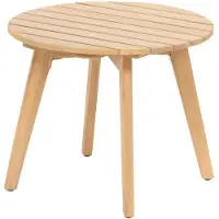 Hespéride Bijzettafeltje Acacia - hout - lichtbruin - D35 x H40 cm - koffie tafel - Bijzettafels