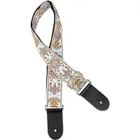 Gaucho GST-192-08 gitaarband, 2” jacquard weefsel, leren slips, veel kleuren
