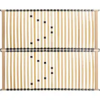 Beliani VOUZIERS - Lattenbodem - Lichthout - 160 x 200 cm - Berkenhout